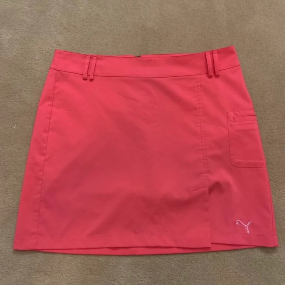 Puma coral athletic golf tennis skirt skort